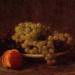 Still Life with Grapes and a Peach